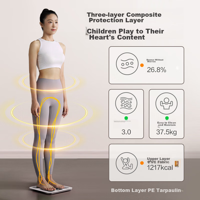 Jingzao Large Screen Four-Electrode Smart Body Fat Scale, Electronic Weight Loss...