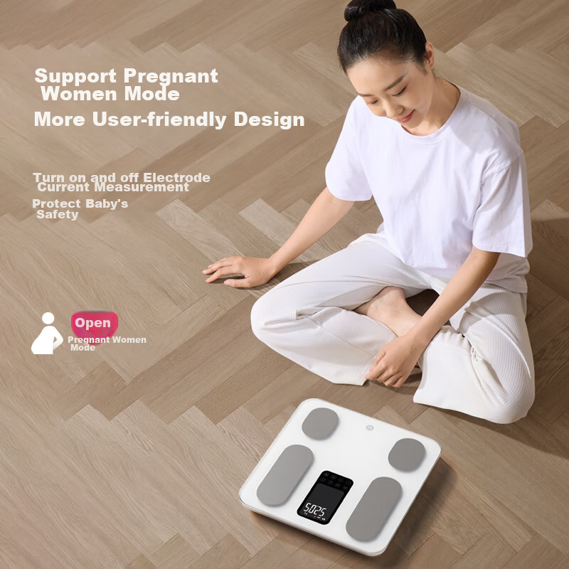 Jingzao Large Screen Four-Electrode Smart Body Fat Scale, Electronic Weight Loss...