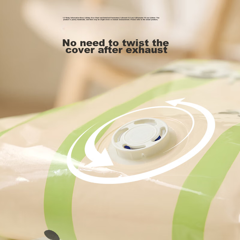 Jingzao Antibacterial Vacuum Compression Bags, No Pumping Required, for Baby Clo...