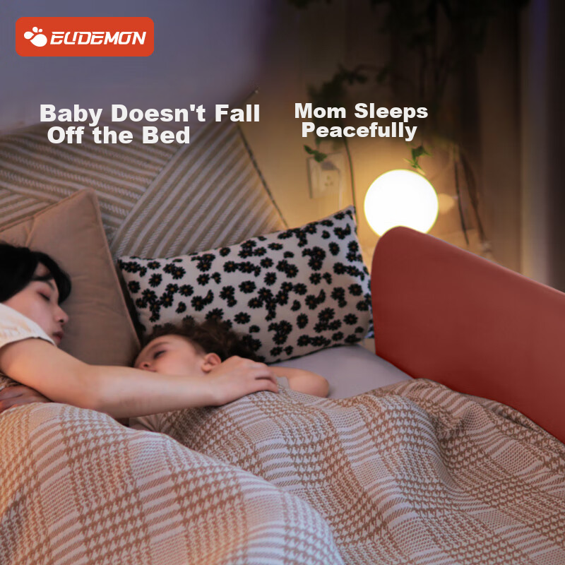 Eudemon Portable Bed Guard Rail, Baby Travel Bed Anti-Fall Child Bedside Barrier...