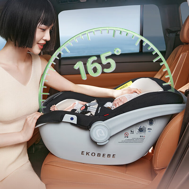 Ekobebe Newborn Baby Car Seat, Portable Car Seat for Infants, Car Travel Bassine...