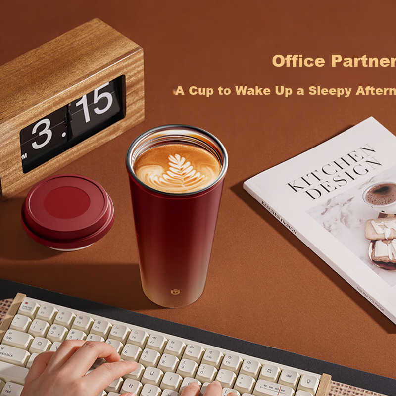 Jingzao Oriental Lucky Insulated Cup Water Cup Men and Women Children Large Capa...