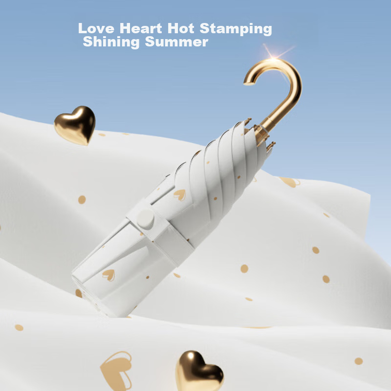 ZUODU Sun Umbrella, Black Gel, Sun Protection, UV Protection, Sunshade for Women...