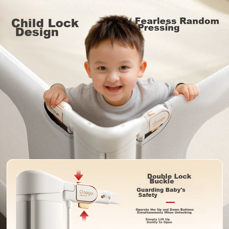 Wanya Baby Bed Guardrail, Toddler Fall Prevention Bed Rail, Bedside Anti-Fall Gu...