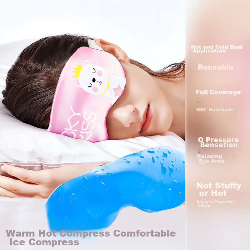Haishi Hainuo Ainuan Cold Compress Eye Mask, Ice Pack Cartoon Cold Compress Eye...