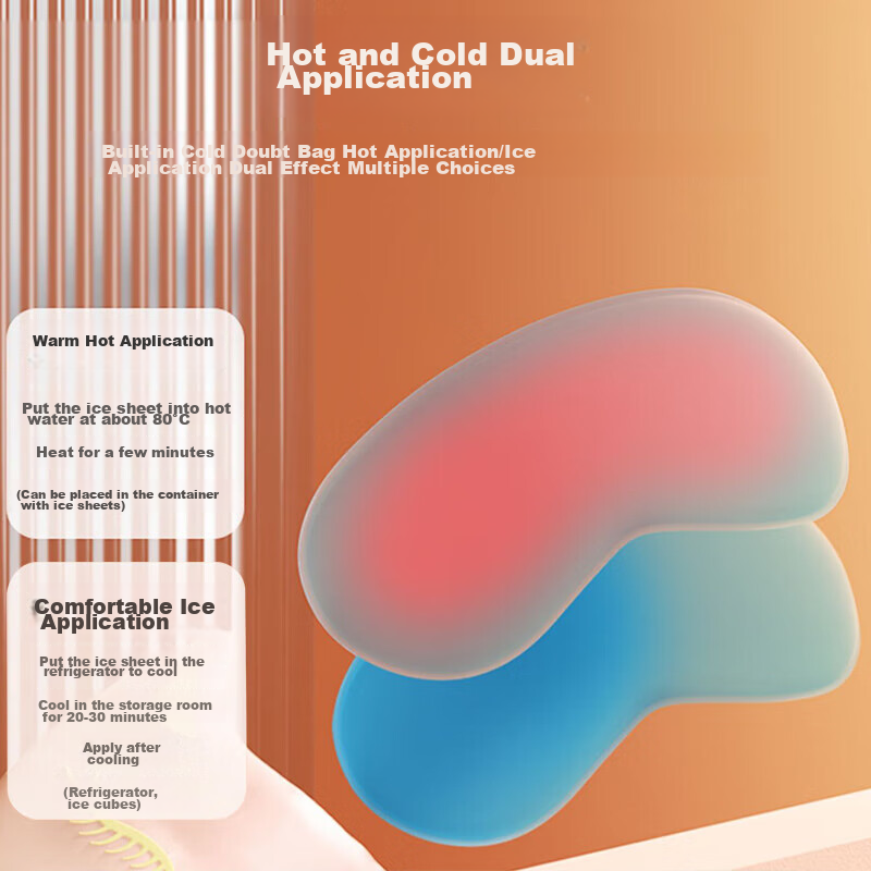 Haishi Hainuo Ainuan Cold Compress Eye Mask, Ice Pack Cartoon Cold Compress Eye...