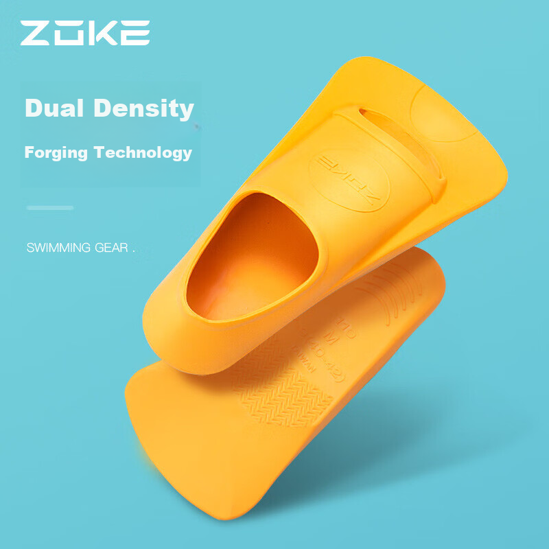 ZOKE Swimming Flippers, Professional Training Kickboard, Rubber Duck Foot Board,...