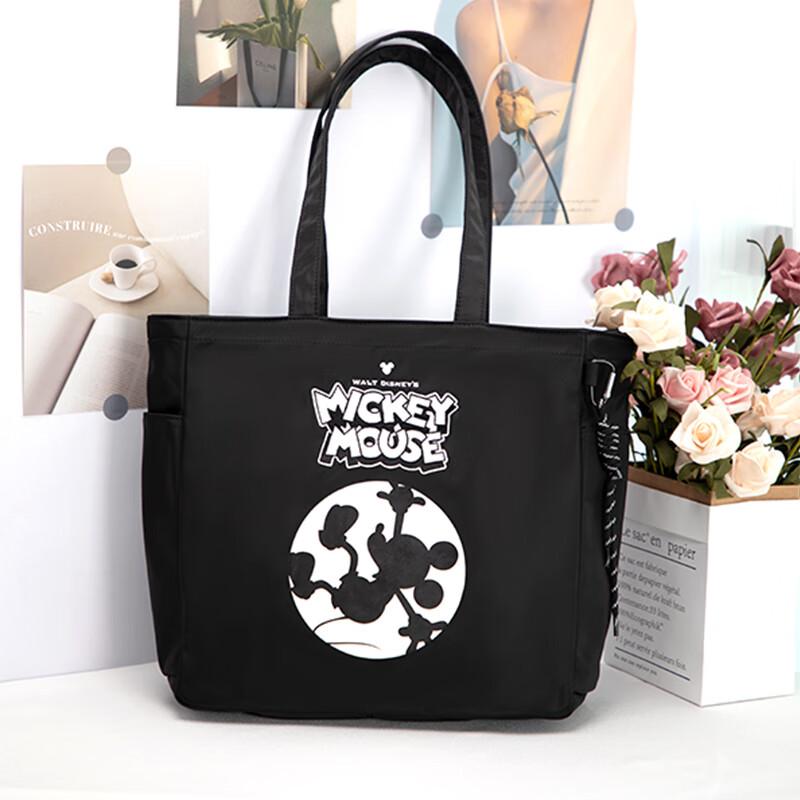 Disney Handbag, Women's Bag, Mickey Mouse Shoulder Bag, Large Capacity, Ultra-Li...