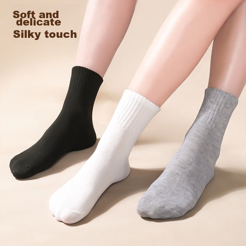 BIAZE Disposable Socks for Men And Women, Daily Mid-Calf Comfortable Sweat-Absor...
