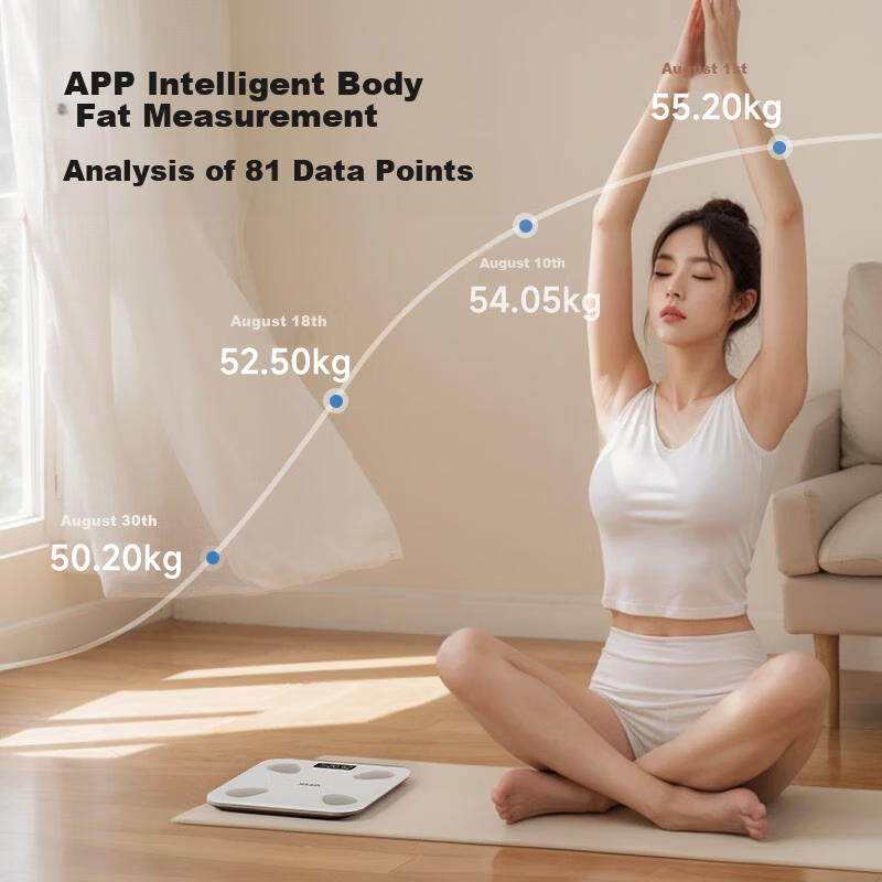 AUX Body Weight Scale Body Fat Scale Household Dormitory Human Body Small Electr...