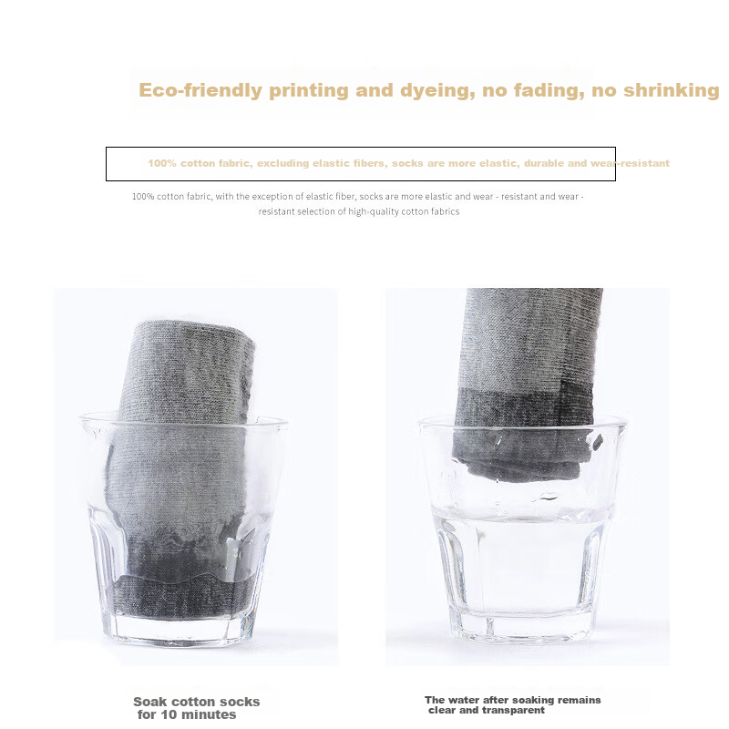 LangSha Men's Cotton Sports Socks Casual Short Socks Full Cotton Absorbent Breat...