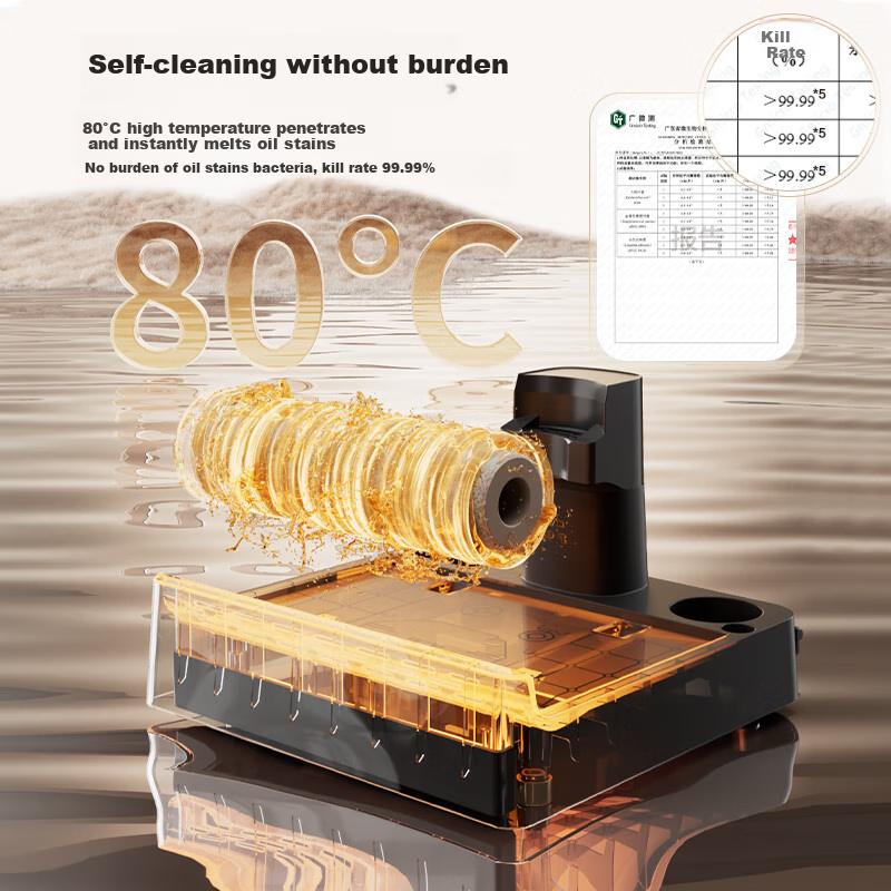 SUPOR Ultra-thin 180° Flat Lying Floor Washing Machine Household Washing and Suc...