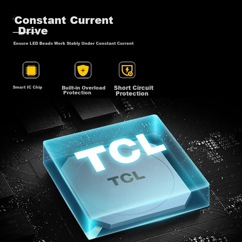 TCL Lighting LED Ceiling Light for Bedroom Study Room Nordic Style 33W