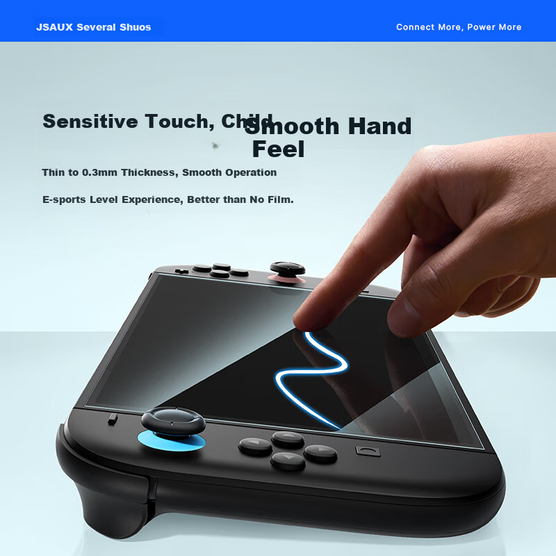 JSAUX Tempered Glass Screen Protector for Nintendo Switch, 2-Pack High Definitio...