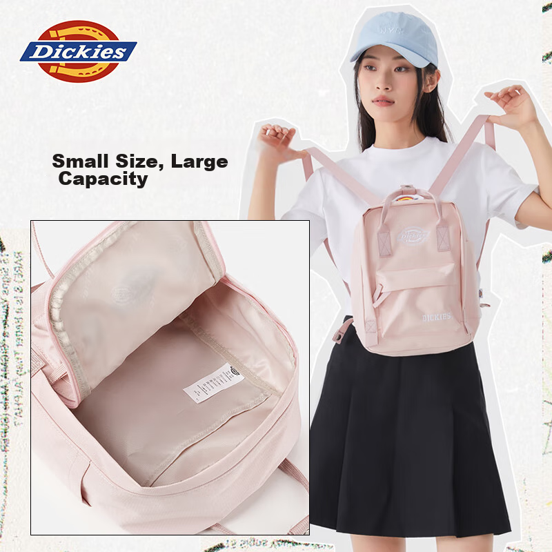 Dickies Backpack, Cute Mini Backpack, Casual Bag for College, High School And Mi...