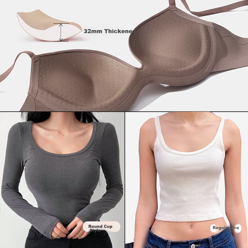 Ubras Valentine's Day Gift, Yu Shuxin's Style, Push-Up Seamless Sexy Wireless Br...