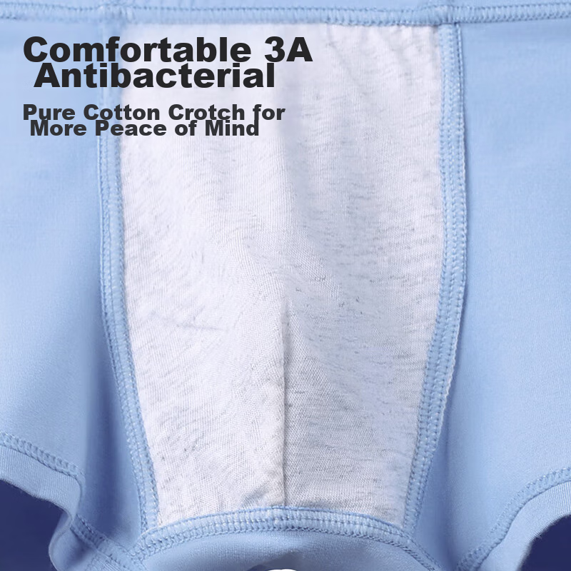 Langsha Children's Underwear, Boys' Modal Cotton Solid Color Boxer Briefs, Class...