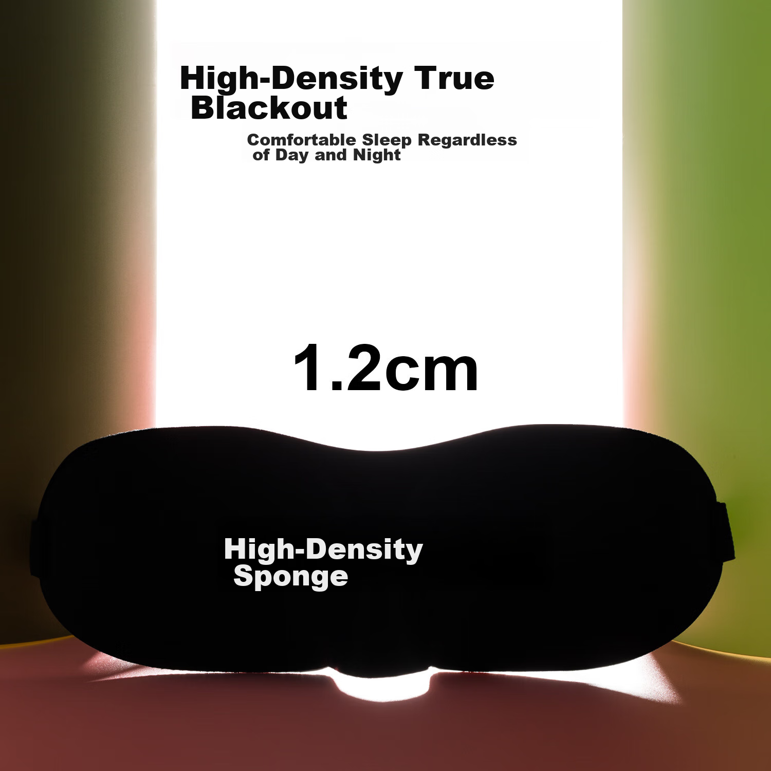 Yumimi Light-Blocking Sleep Mask, Unisex Eye Mask for Sleeping, Napping, Eye Pro...