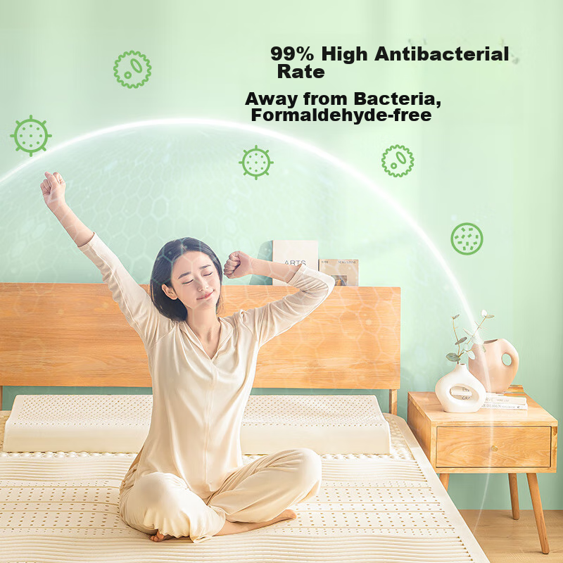 Jingzao New Dream Latex Mattress, Imported 93% Natural Latex from Thailand, 70D...