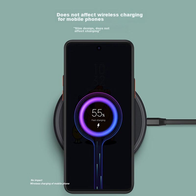 AMW Ultra-Thin Shockproof Phone Case for Redmi K50/K50 Pro, Matte Color-Blocking...