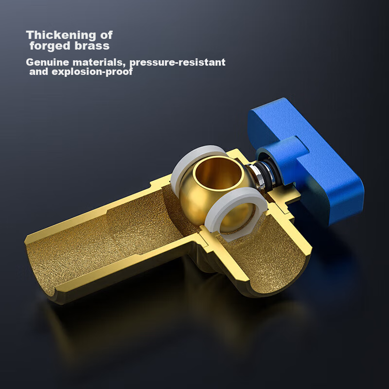 JOMOO Brass Valve Body, Full-Open High-Flow Angle Valve, Gas Water Heater Angle...