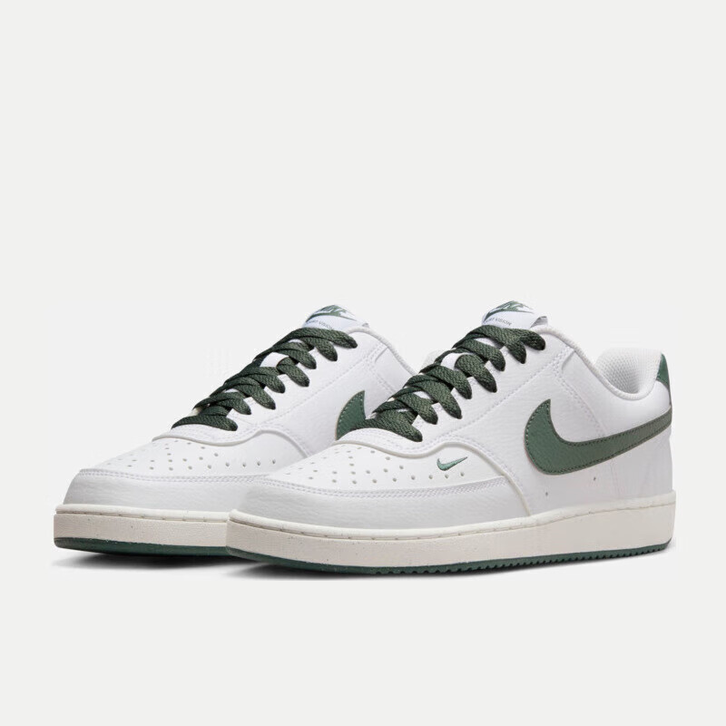 Nike Women's Casual Sports Shoes W NIKE COURT Sneakers FV9952-101 White And Gree...