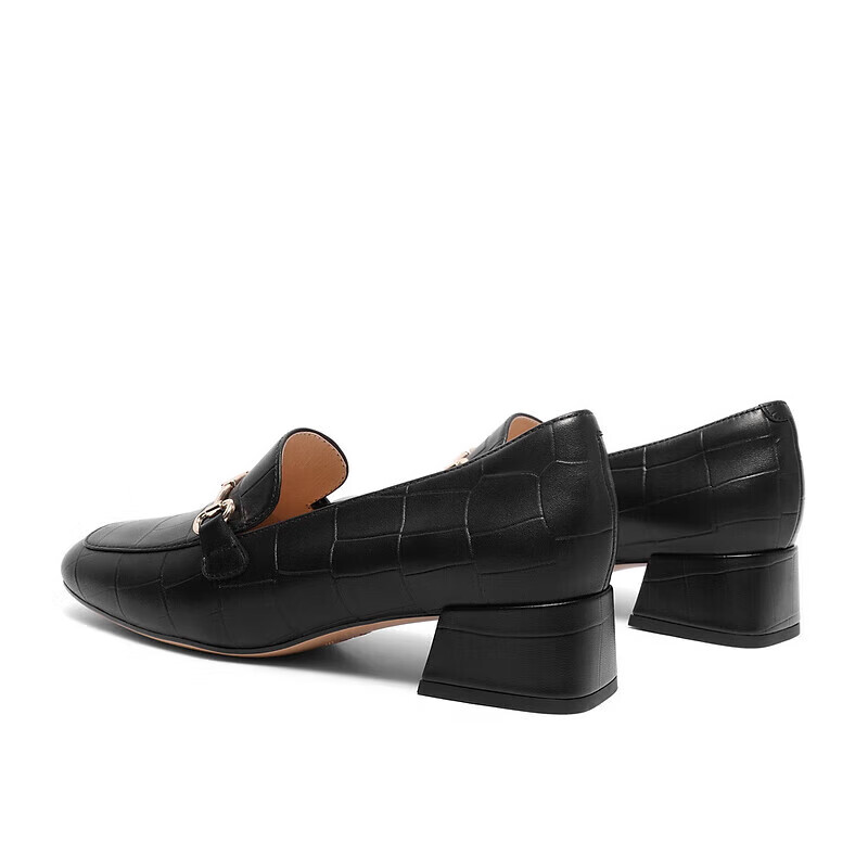 Belle Valentine's Day Gift Commuter Loafers Women's Sheepskin Embossed OL Flats...