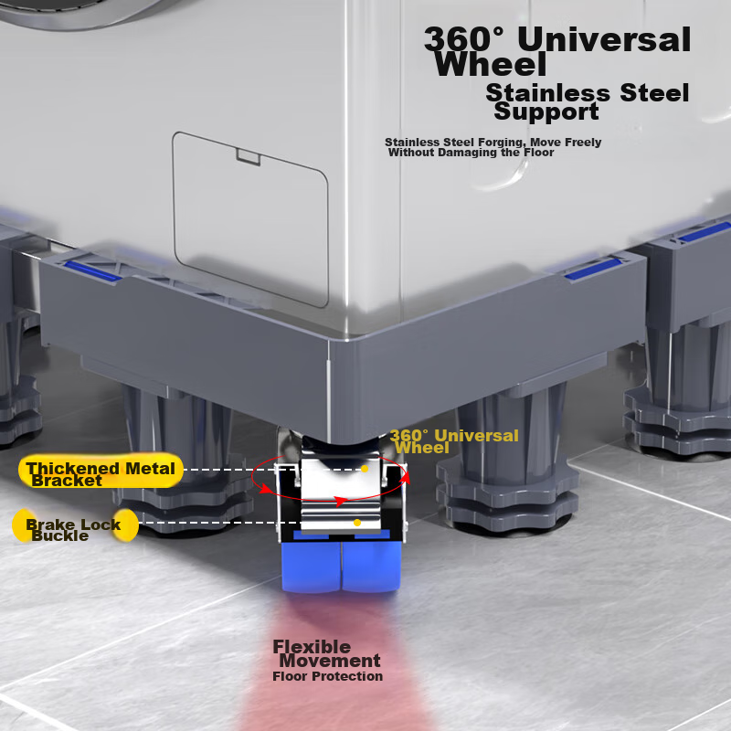 Heptagonal Washing Machine Base, Fully Automatic Drum And Impeller Washing Machi...