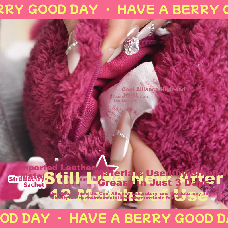 Disney Strawberry Bear Plush Toy Bouquet, Teddy Bear Doll, Birthday Gift for Gir...