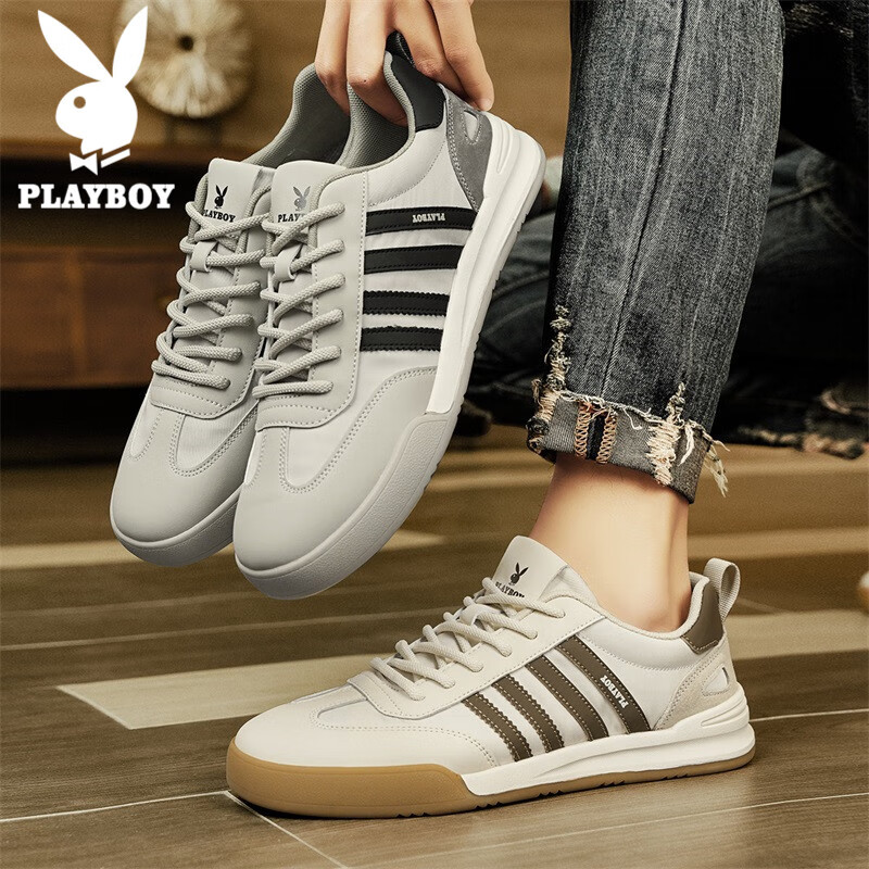 Playboy Men's Skateboard Shoes, 2025 Summer Men's Casual Shoes, Breathable Versa...