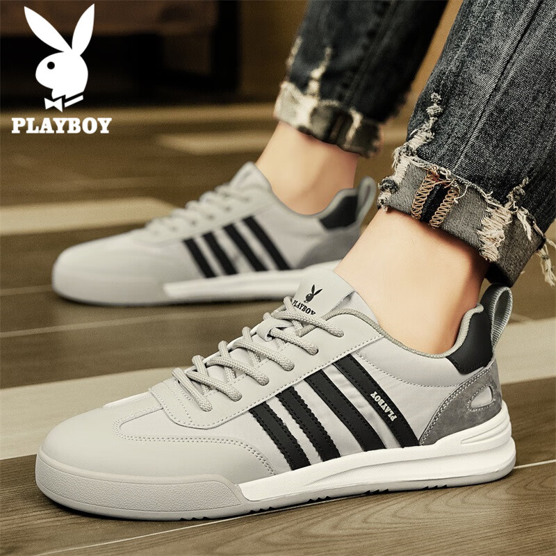 Playboy Men's Skateboard Shoes, 2025 Summer Men's Casual Shoes, Breathable Versa...