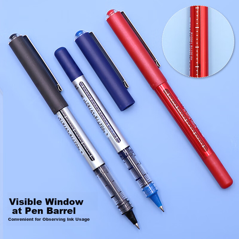 Uni Mitsubishi Uni-ball EYE Red Gel Pen, Stylish 0.38mm Red Pen, Signature Pen,...