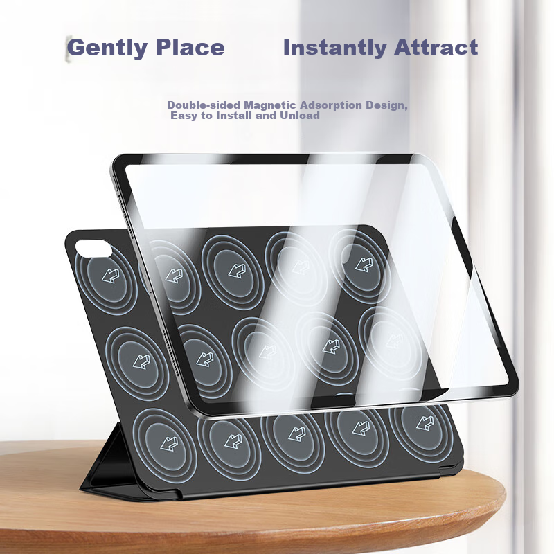 Jingzao IPad 11 2025 Protective Case, 11-Inch Magnetic Double-Sided Clip, IPad 1...
