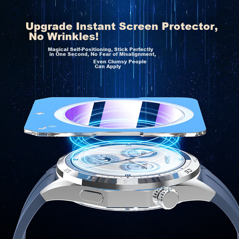 Smorss [2 Pieces Instant Stick Artifact] Suitable for Huawei Watch GT5 Protectiv...