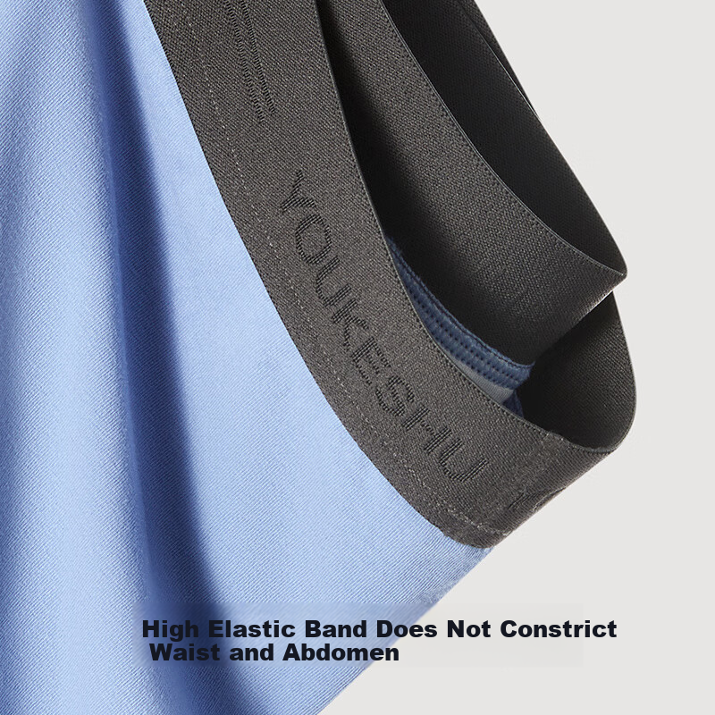 Youkeshu Men's Underwear, Pure Cotton, 10A Antibacterial, Silk Gusset, Breathabl...