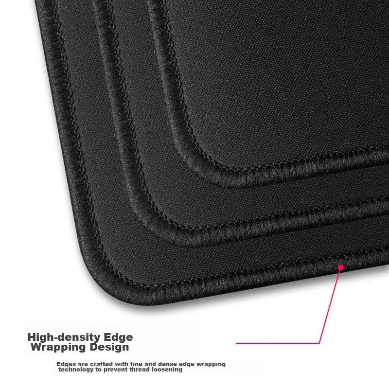 Feidun LESAILES Gray Striped Gaming Mouse Pad, Large Size, Locking Edge, Thicken...