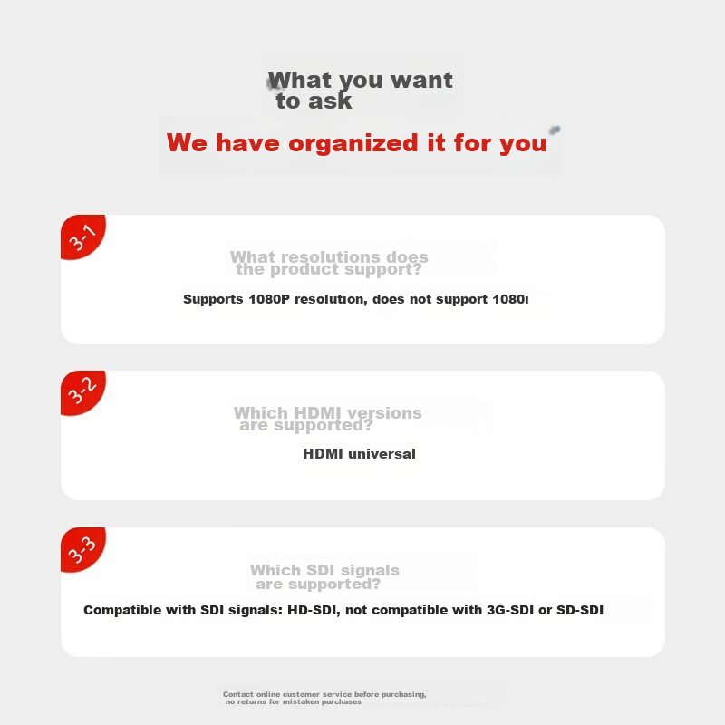 Biaze SDI to HDMI High-Definition Converter HD/3G-SDI Broadcast-Grade Audio And...