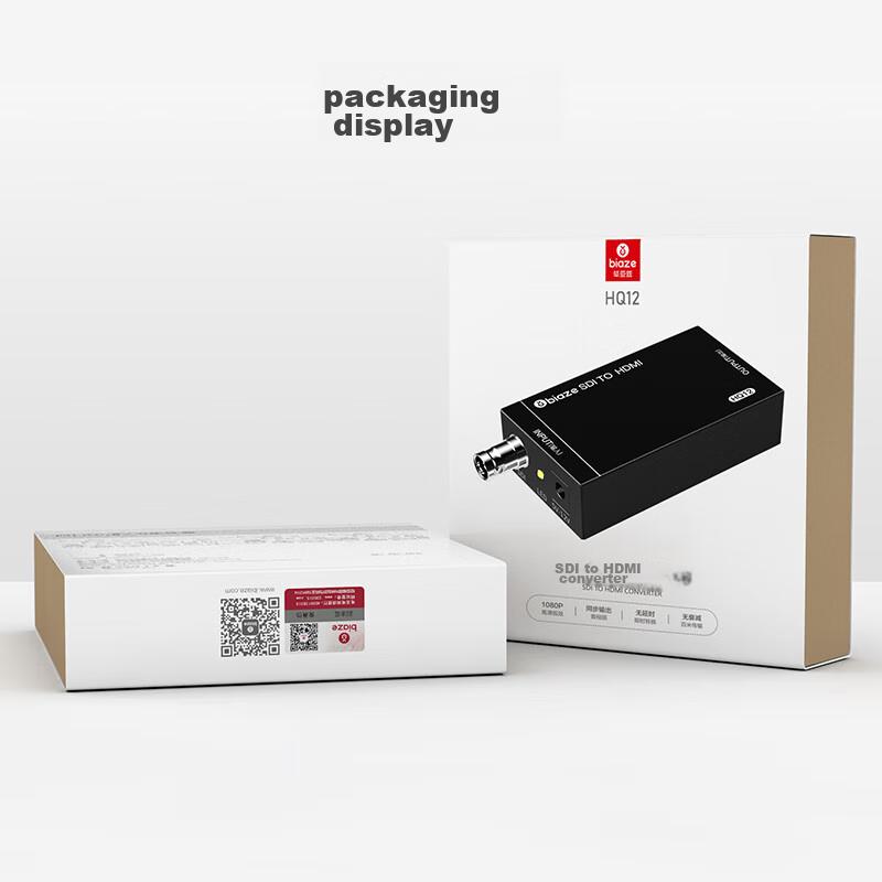 Biaze SDI to HDMI High-Definition Converter HD/3G-SDI Broadcast-Grade Audio And...