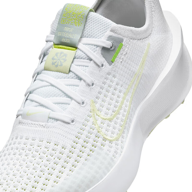 Nike Running Shoes for Women, Shock-Absorbing INTERACT Sneakers, FD2292-103, Whi...