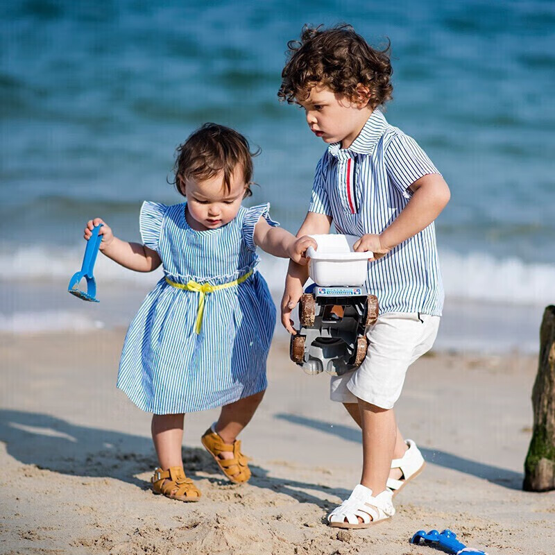 CRTARTU Kids Sandals Girls Summer Learning Shoes Princess Shoes 1-6 Years Old Bo...