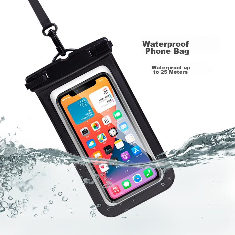 JOYTOUR Waterproof Phone Case, Touchscreen Compatible, Extra Large, with Lanyard...