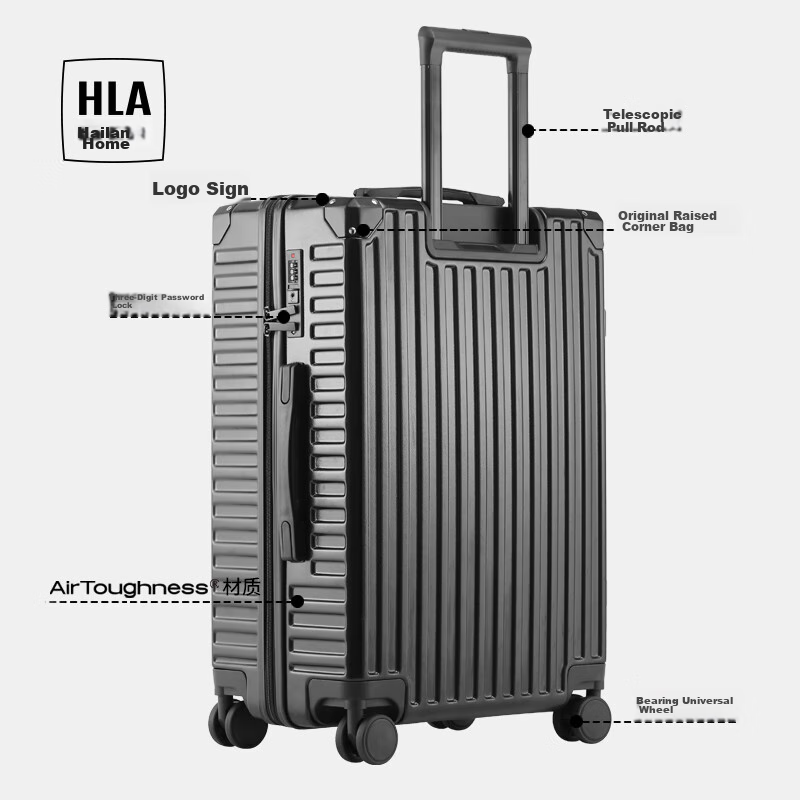 HLA Luggage, Lightweight Business Suitcase for Men And Women, Large Capacity Tra...