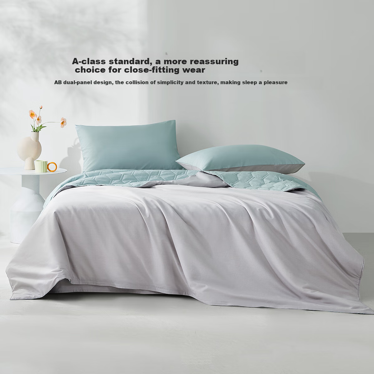 Shuixing Jiafang Bedding Summer Quilt Set, A-Class Tencel™ Cotton Cool-Feeling L...
