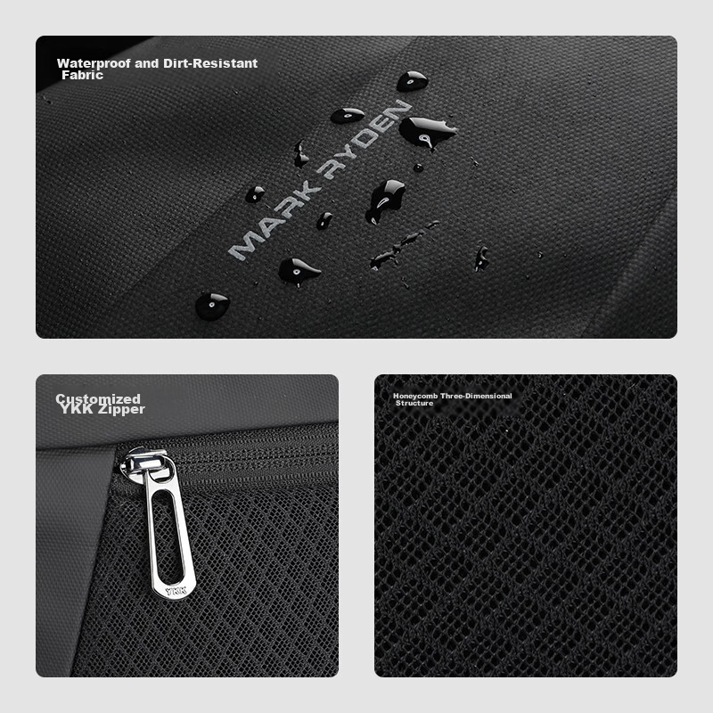 Marco Laideng Shoulder Bag, Sports Large Capacity Crossbody Bag, Motorcycle Ches...