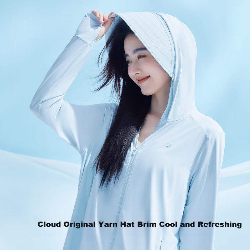 Xiaoyeheizi Loose Sun Protection Clothing for Women, Summer Jacket, Outdoor UV P...