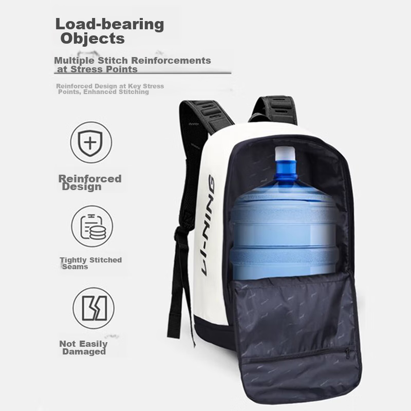 Li-Ning Backpack for Men, High School And College Students, Large Capacity, Bask...