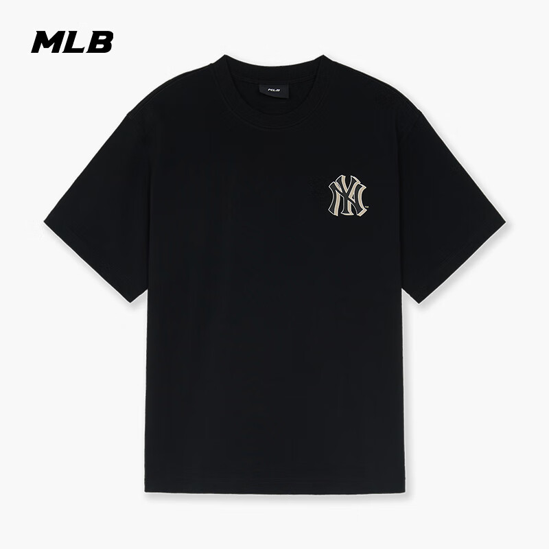 MLB  Women's Short Sleeve T-shirt with Printed Back, Fashionable Loose Fit, 25th...