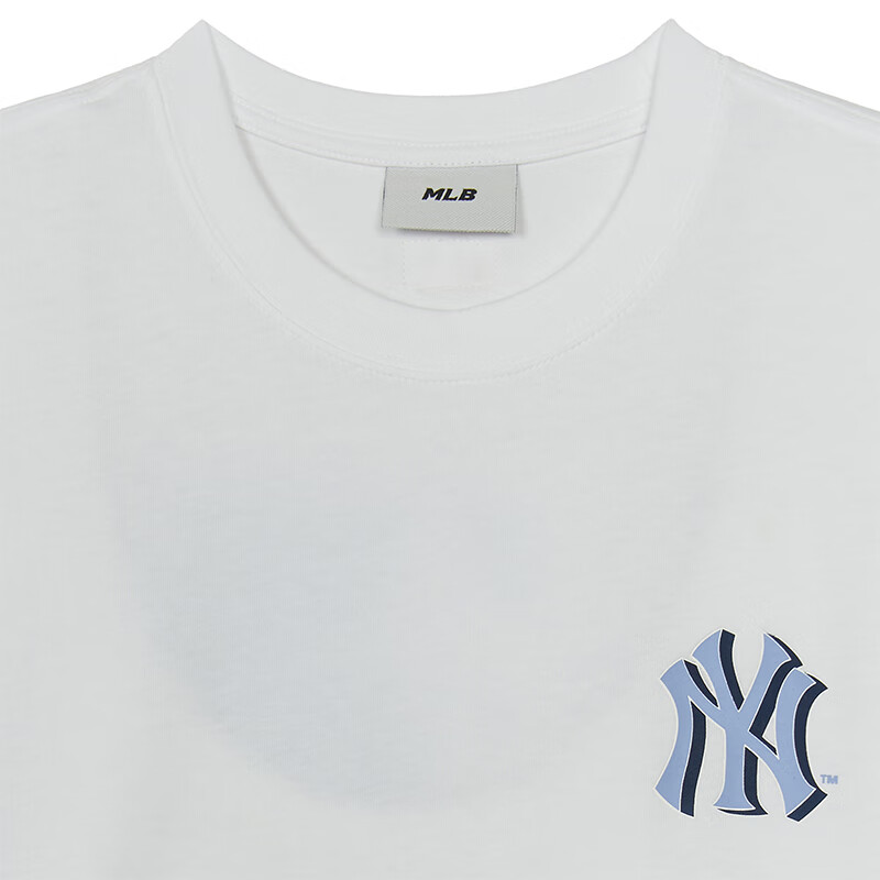 MLB Men's and Women's Short Sleeve T-shirt with Printed Back, Fashionable Loose...