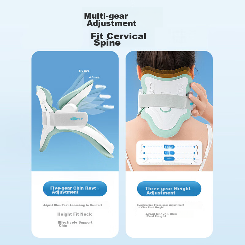 Cofoe Cervical Collar, Neck Brace, Medical Portable Post-Surgery Neck Protector,...