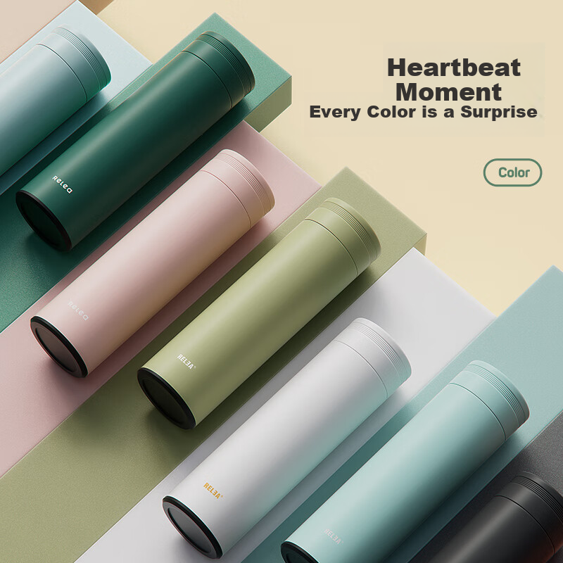 RELEA Mini Insulated Cup, 304 Stainless Steel Water Bottle, Tea Cup for Men And...